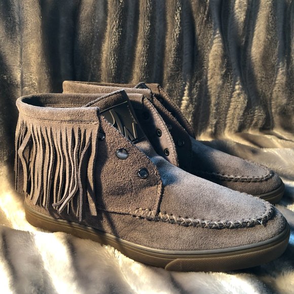 Nine West Moccasin Fringe Booty NWOB - Picture 3 of 4